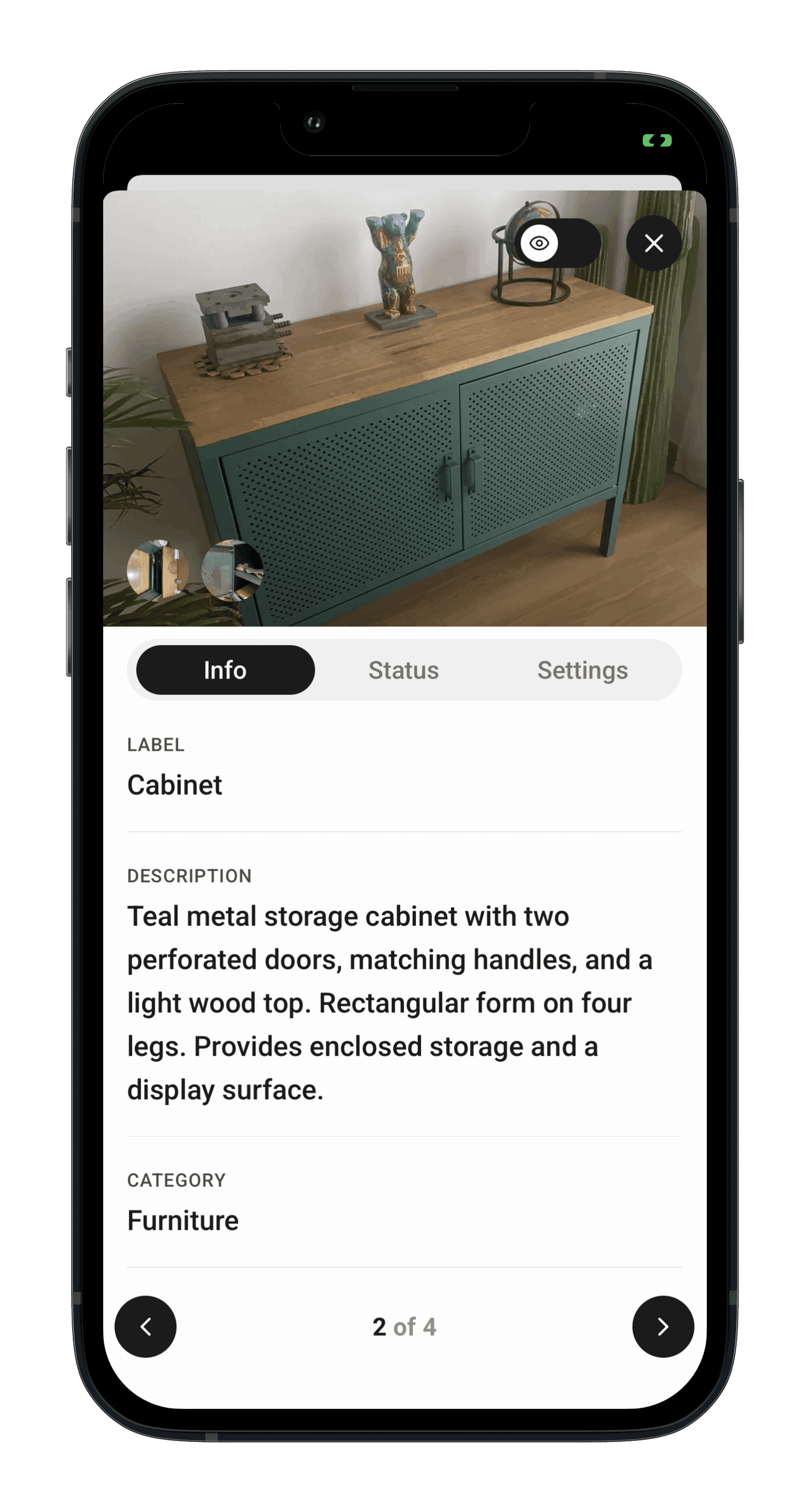 Receive an inventory in Mono
